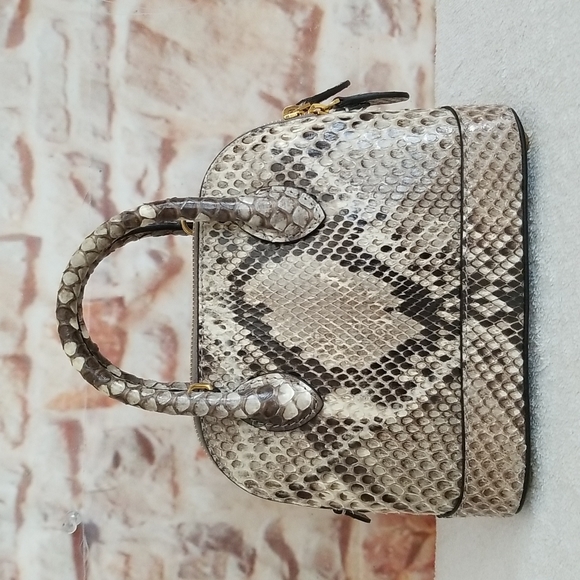 New BALENCIAGA Ville XXS Python Top Handle Bag - Picture 6 of 12